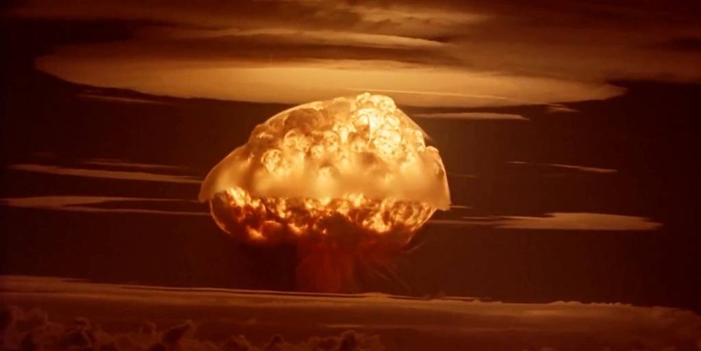 En prøvesprengning av en atombombe. Foto: Flickr