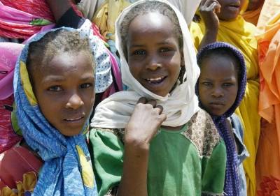Barn i Darfur